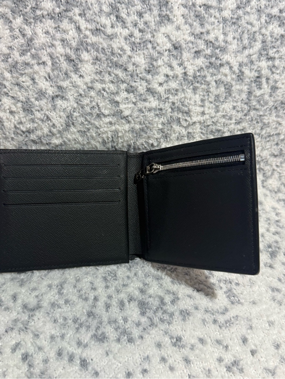 Men's Black Damier Graphite with coin pocket Bi-Fold Wallet - Louis Vuitton - Picture 3 of 6